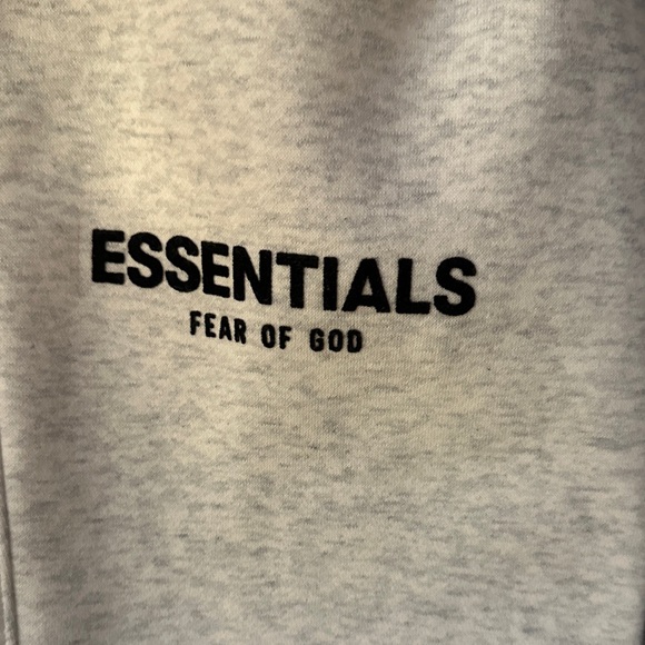 Essentials Heather Gray Joggers - Picture 4 of 5